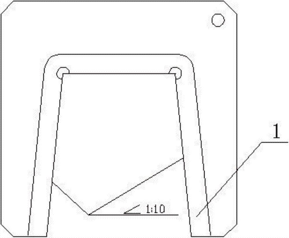 Three-dimensional inspection sample plate for taper milling cutter