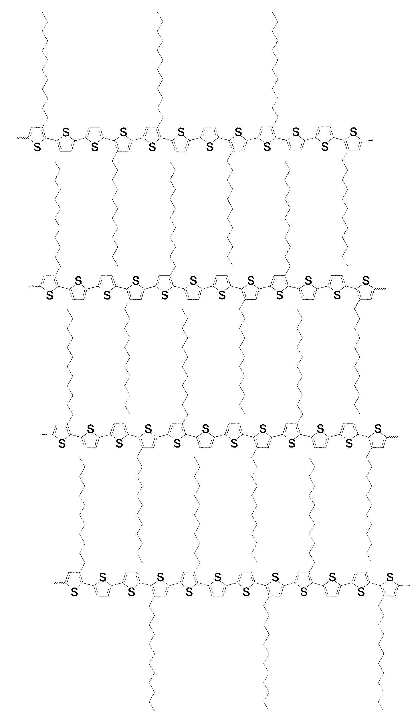 Polythiophenes and electronic devices comprising the same