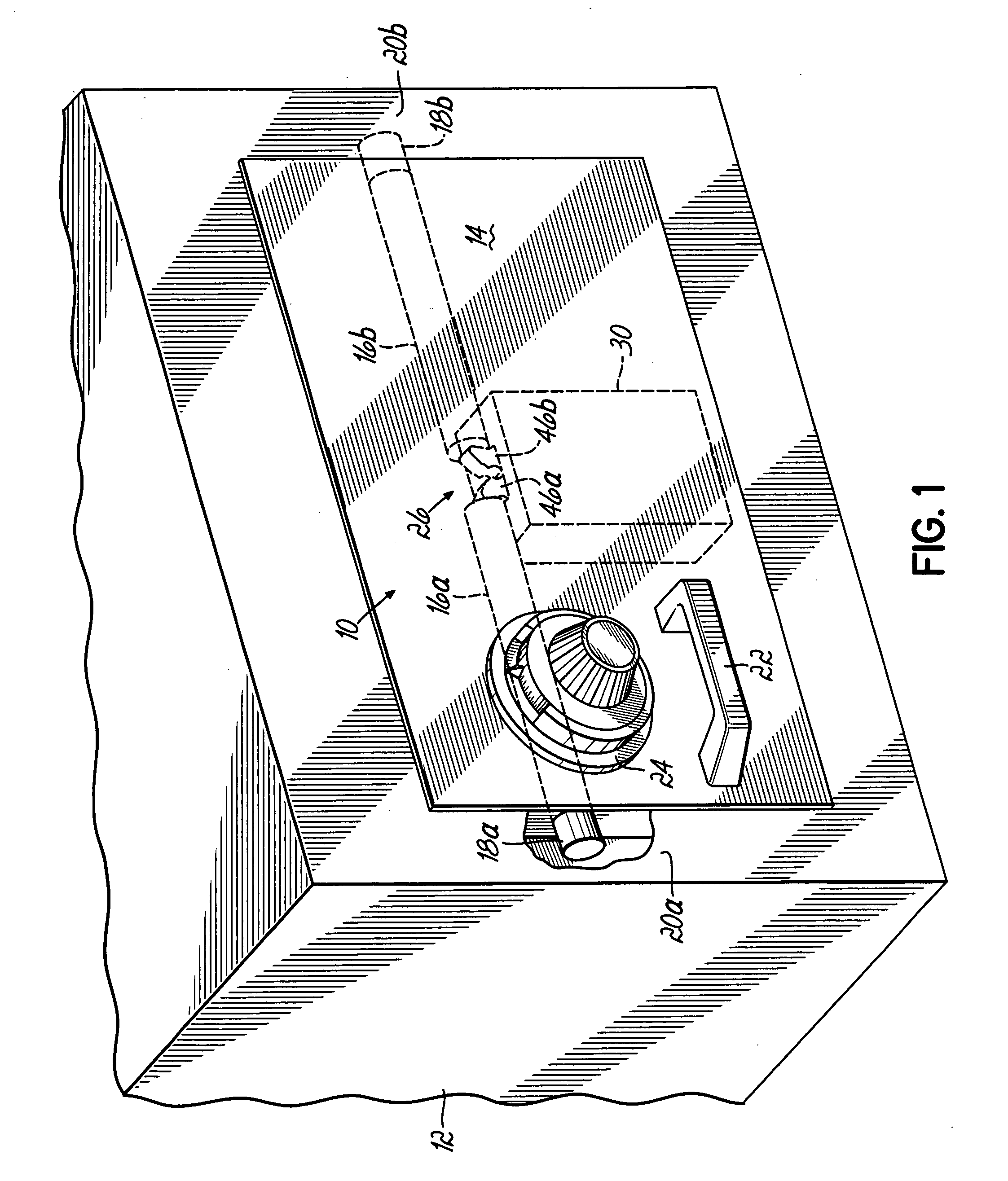 Lock bolt release system and method