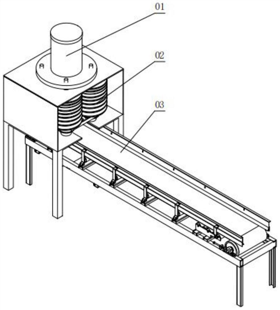 Flowerpot separating device and method suitable for stacking of plastic flowerpots in various shapes