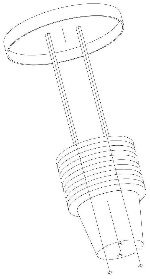 Flowerpot separating device and method suitable for stacking of plastic flowerpots in various shapes