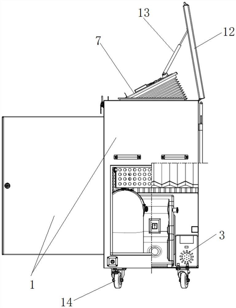 Intelligent management and control equipment and method for electric power limited space operation