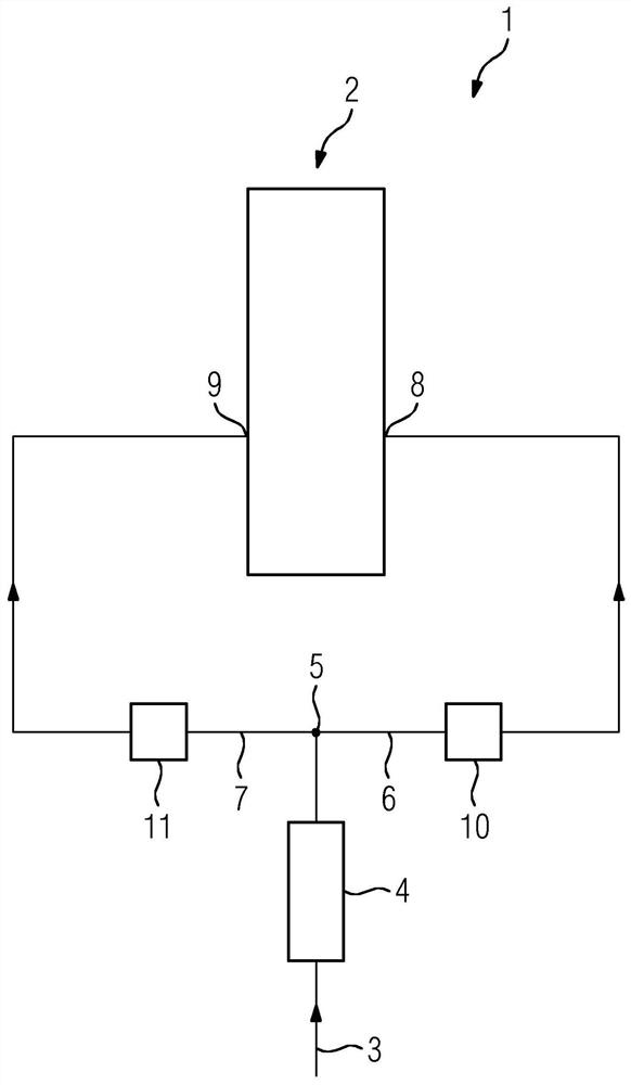 Arrangement for a steam turbine