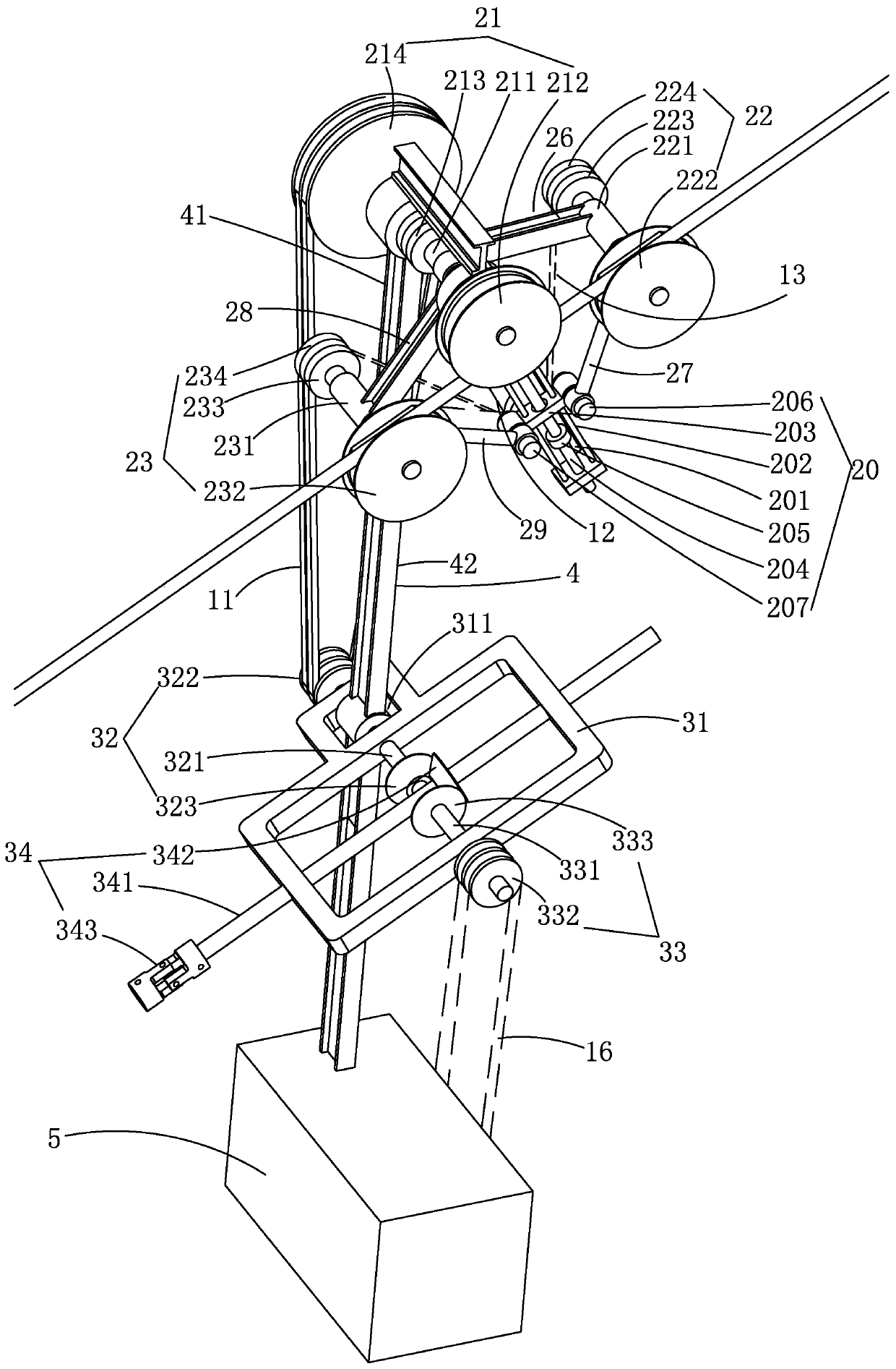 Cableway self-propelled transportation equipment