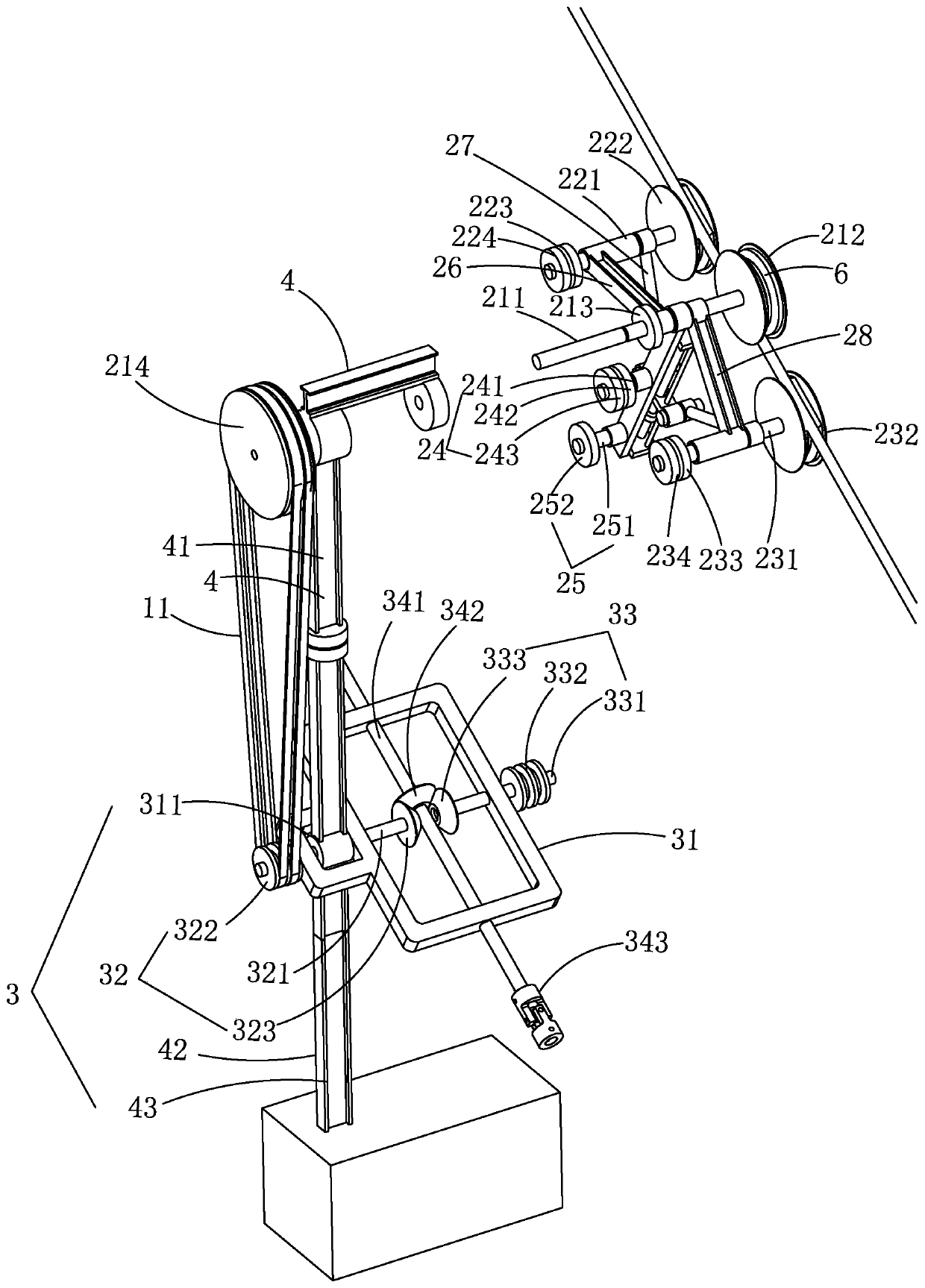 Cableway self-propelled transportation equipment