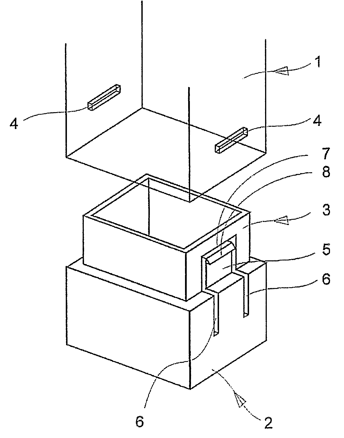 Container with snap-in closure