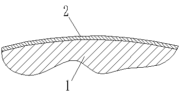 Antiskid membrane resin lens and production process thereof