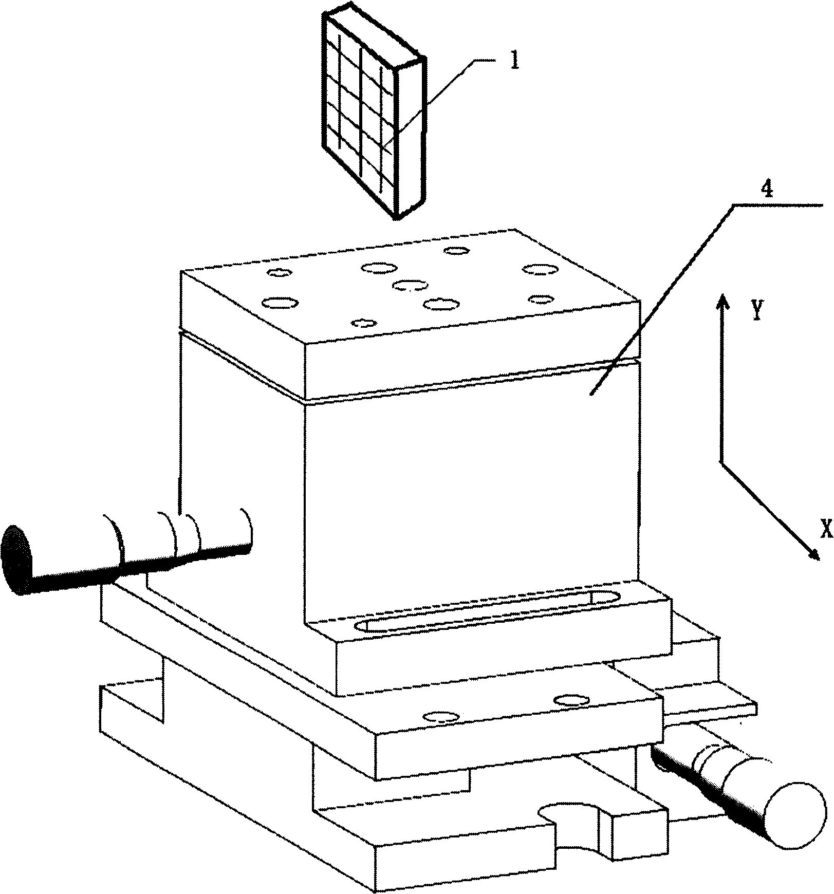 Method and system for realizing high-resolution sub-pixel imaging technique