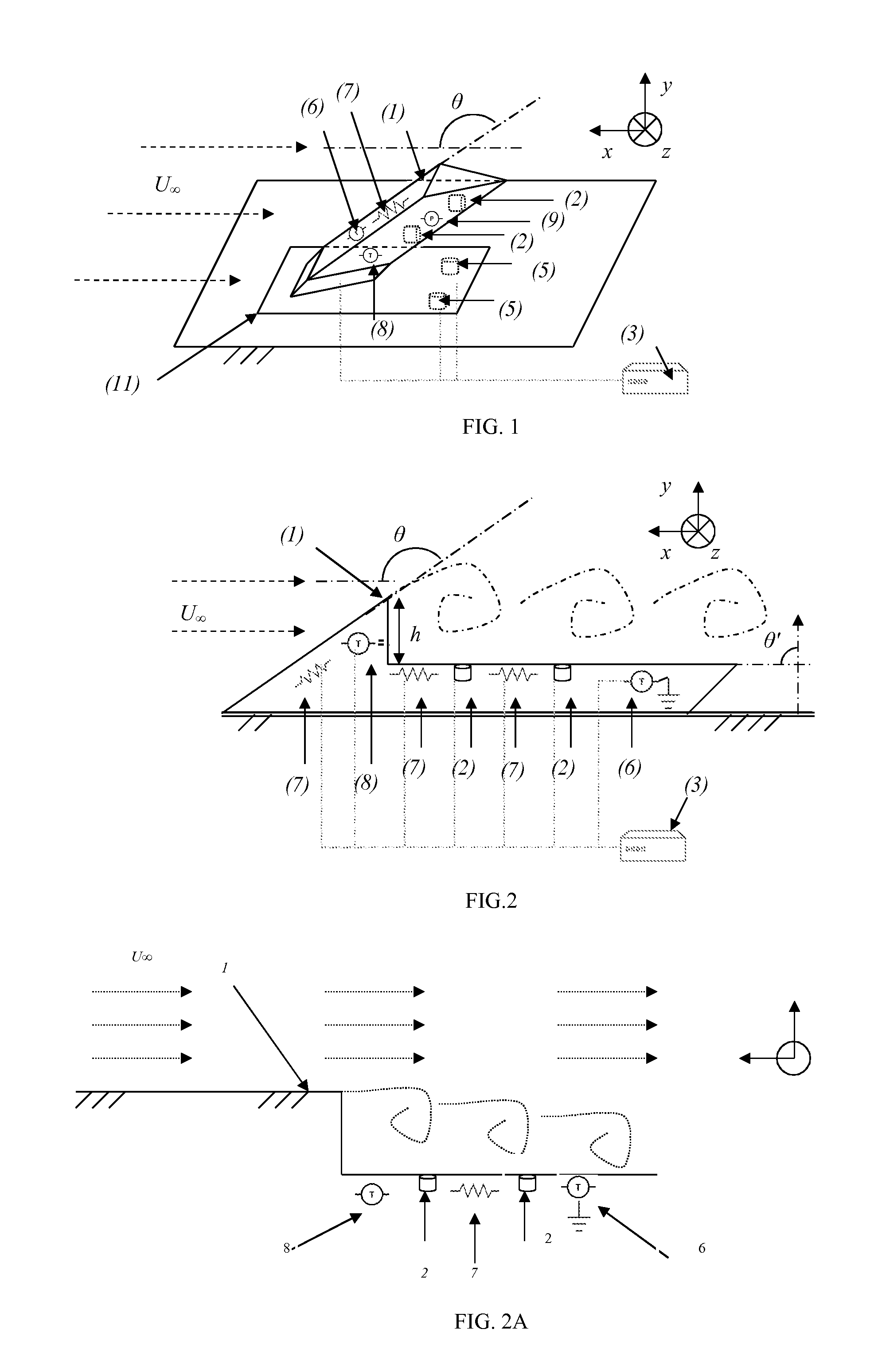Device for measuring the travelling speed of a fluid in relation to an object