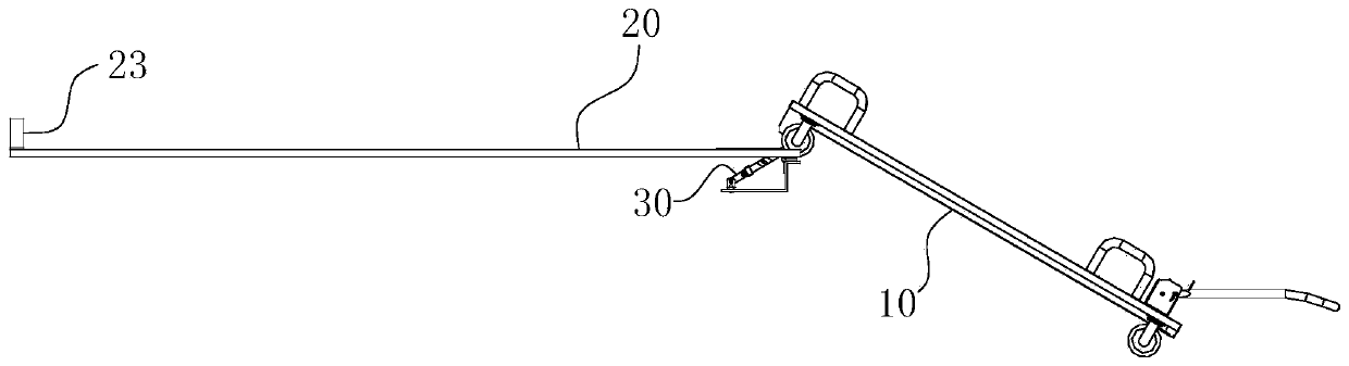 Military inflatable tent transfer system and transfer method
