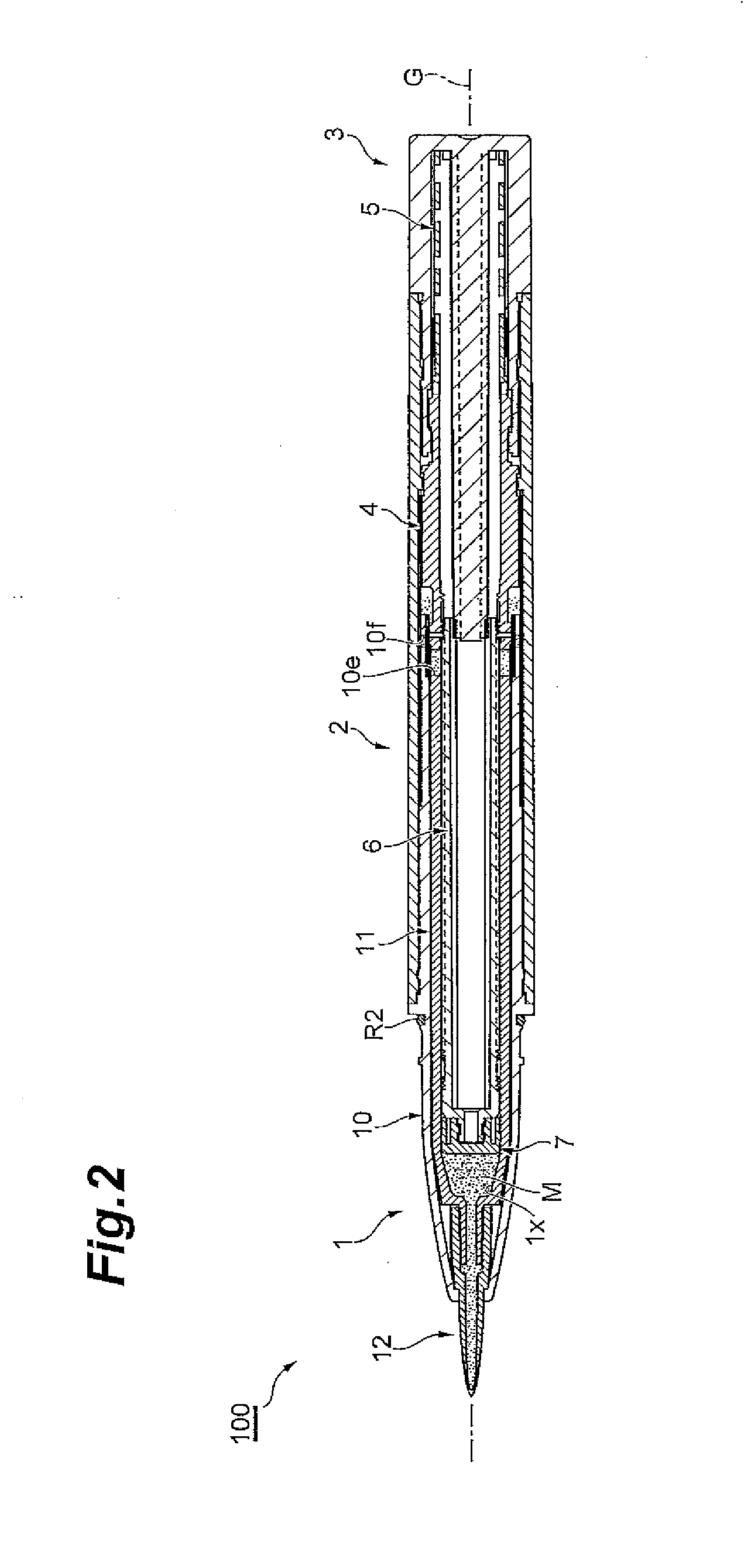 Method for manufacturing a coating instrument