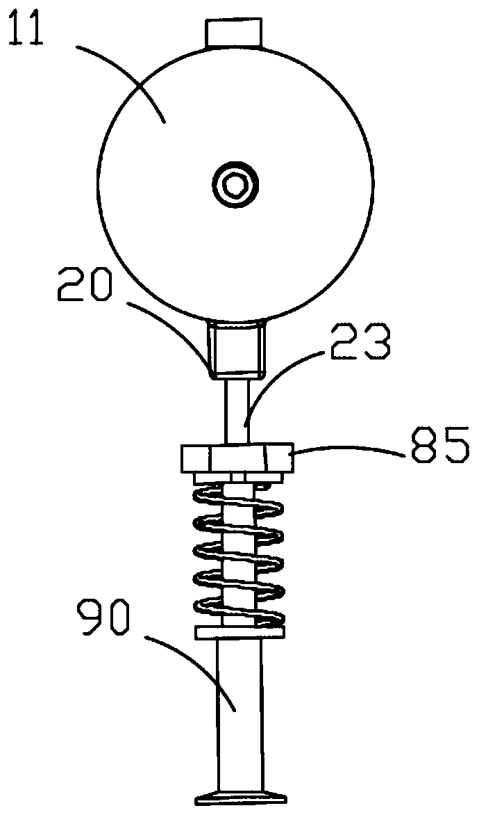 Valve driving device, internal combustion engine, engine and vehicle
