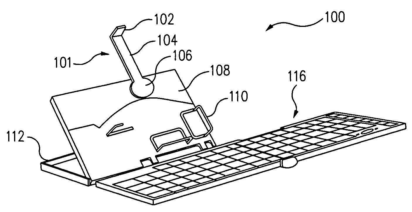 Universal mobile keyboard