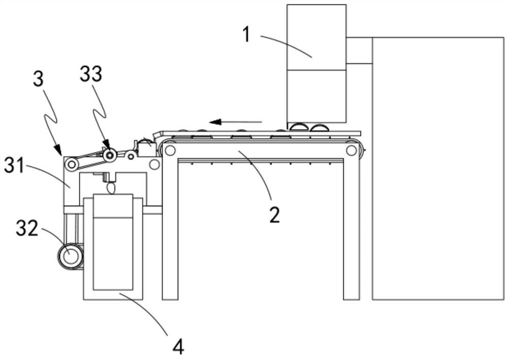 An automatic arrangement device for garlic pre-production process