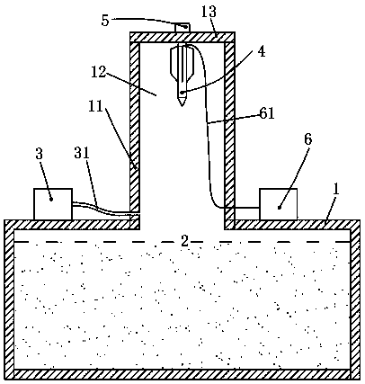 Test device and simulation method of deepwater anchor mooring body construction process simulation