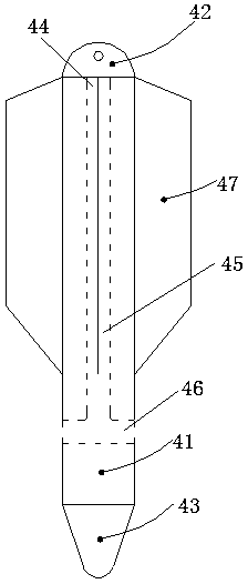 Test device and simulation method of deepwater anchor mooring body construction process simulation