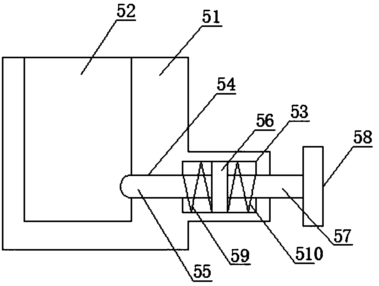 Firewood chopping device for agricultural construction