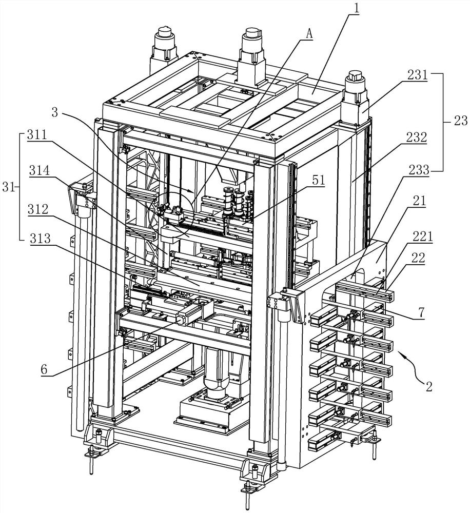 Bearing presses for different molds