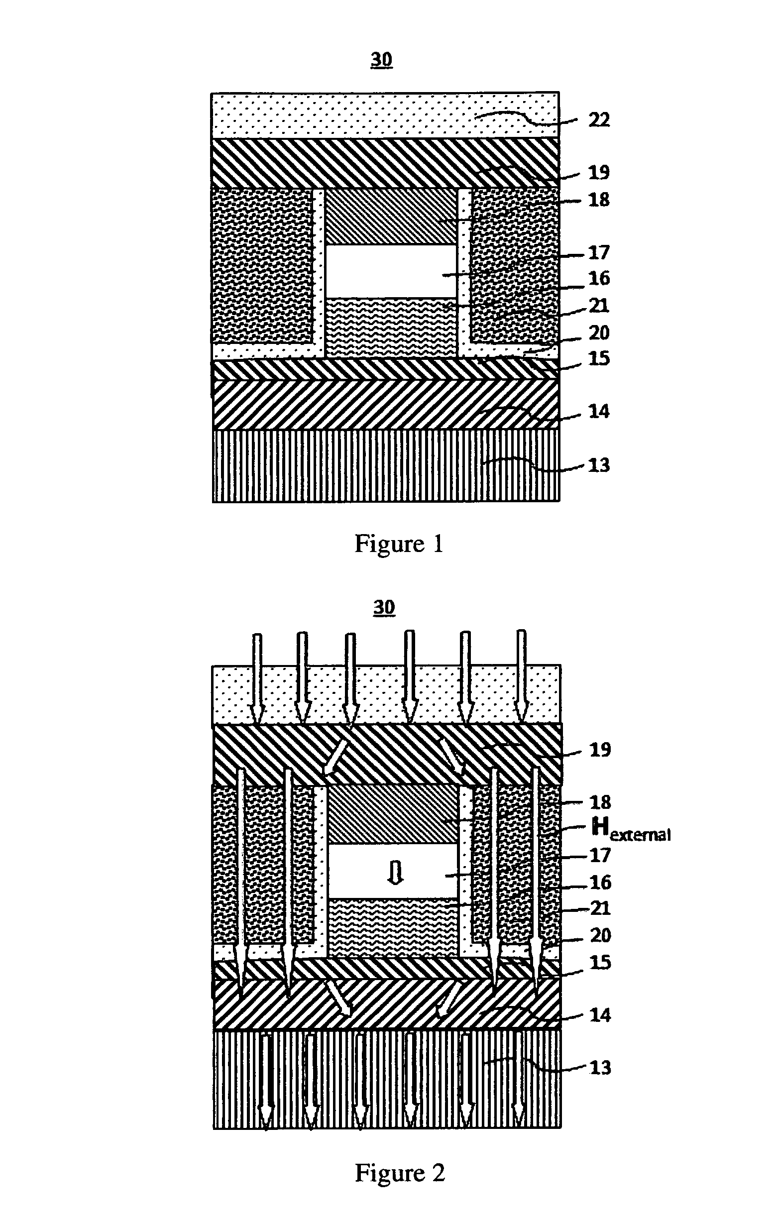 Perpendicular STT-MRAM having logical magnetic shielding