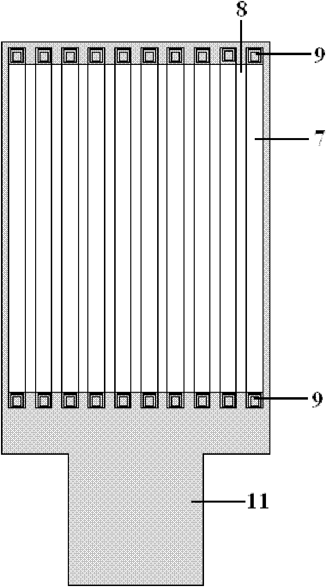 Sub-pixel structured planar InGaAs infrared detector chip