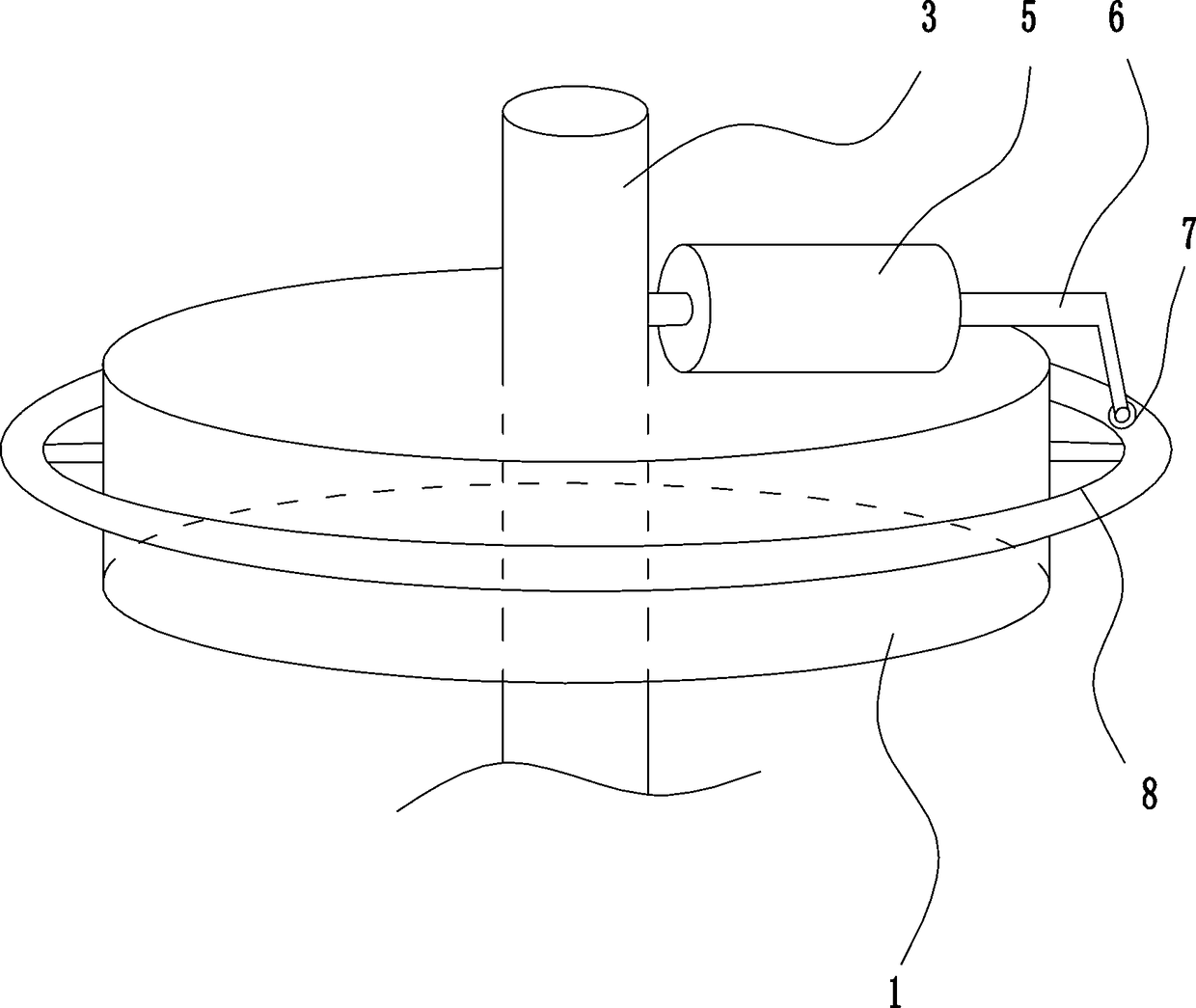 A high-efficiency preparation equipment for microbial fermentation agent for treating municipal sludge