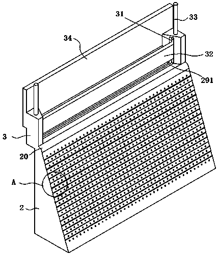 Water purification treatment device for waterworks and use method