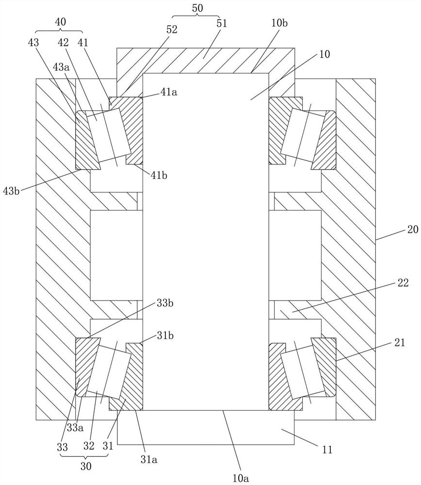 Shafting structure and mounting method thereof
