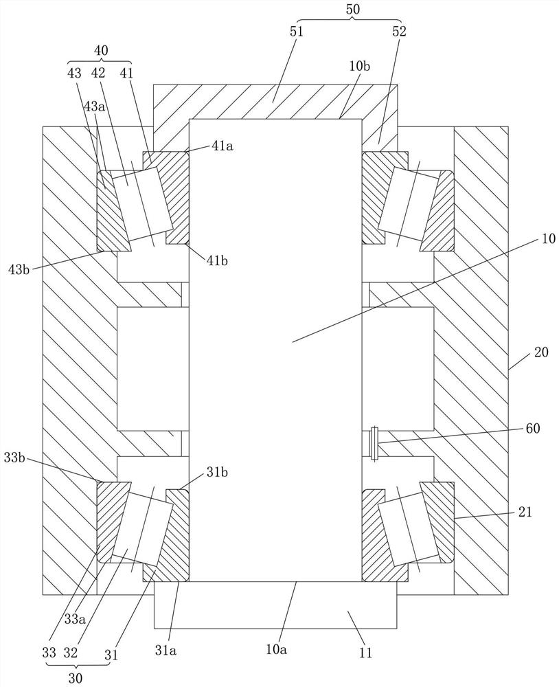 Shafting structure and mounting method thereof