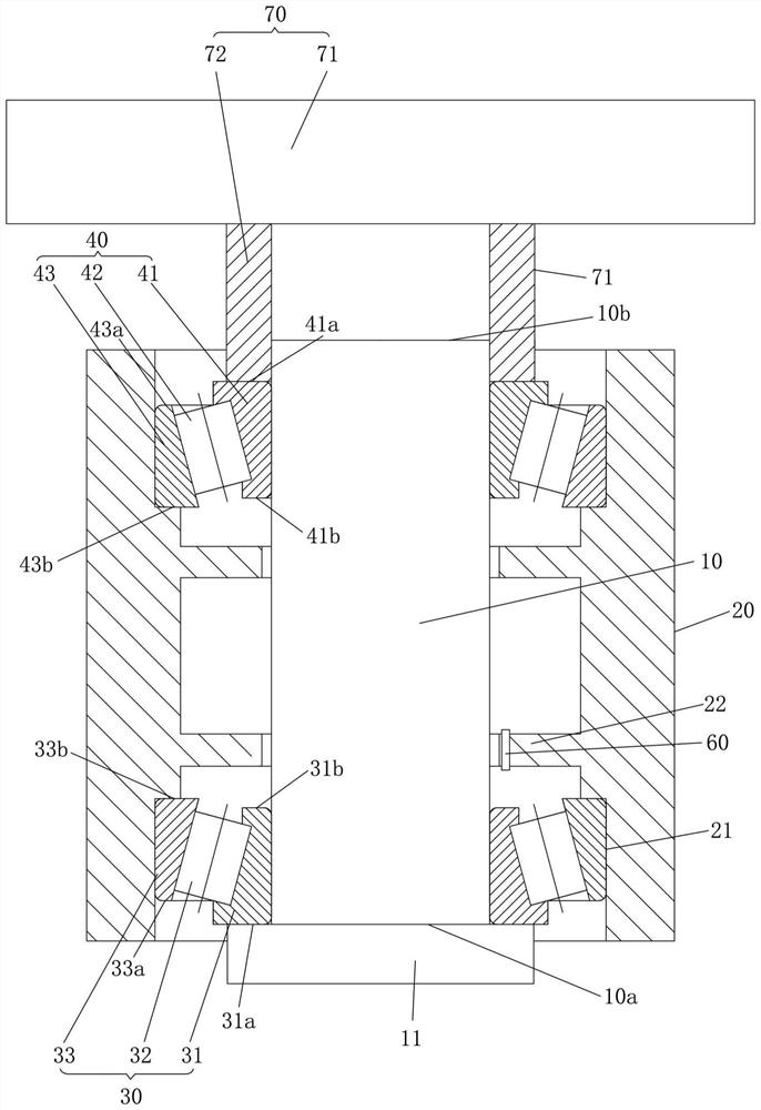 Shafting structure and mounting method thereof