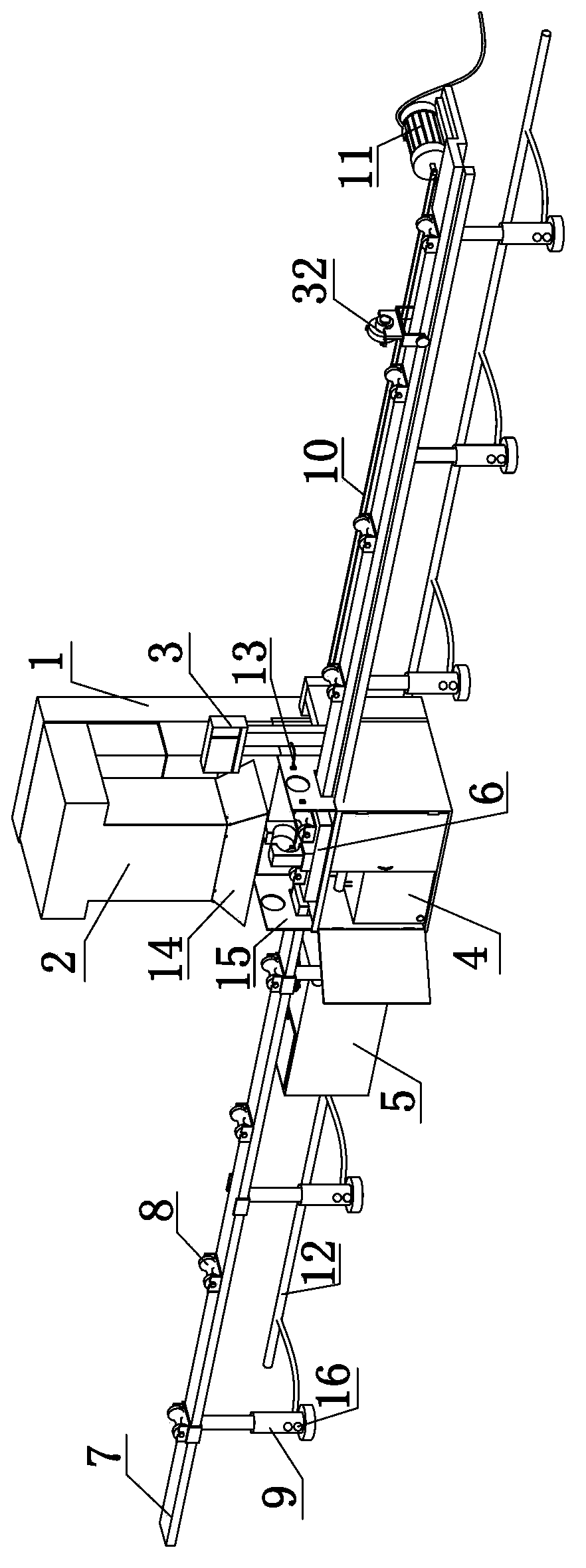 Simple numerically-controlled machine tool for machining blind holes