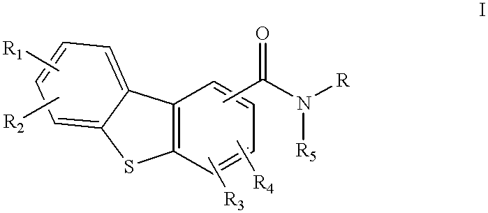 N-aminoalkyldibenzothiopencarboxamide receptor subtype specific ligands