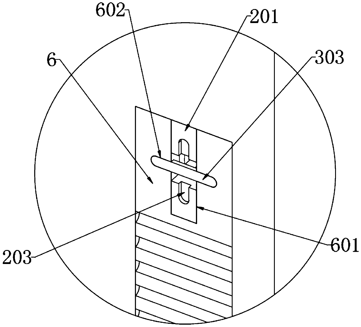 Drilling-free external wall heat-insulation system construction structure