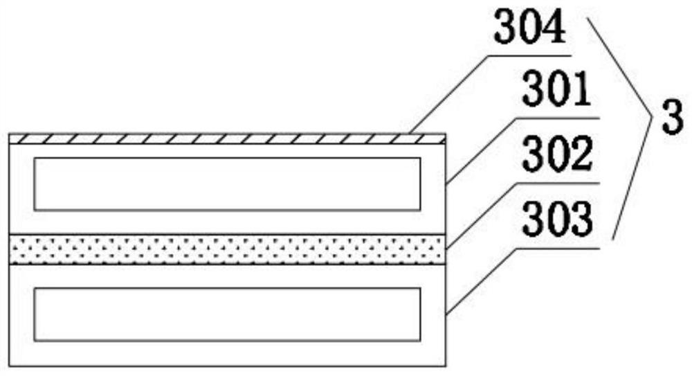 High-altitude glass plank road with protective structure