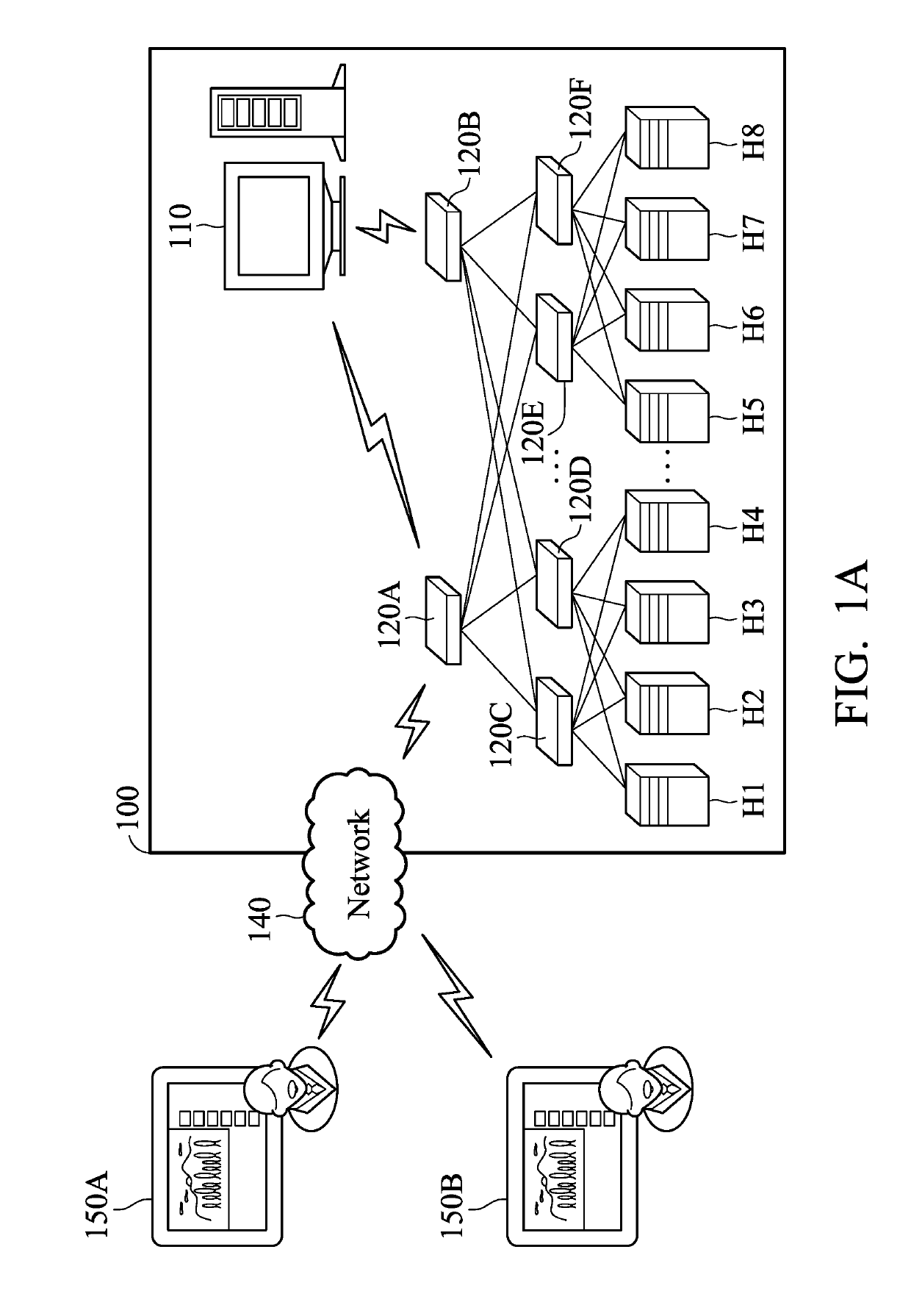 Method and device for monitoring traffic in a network