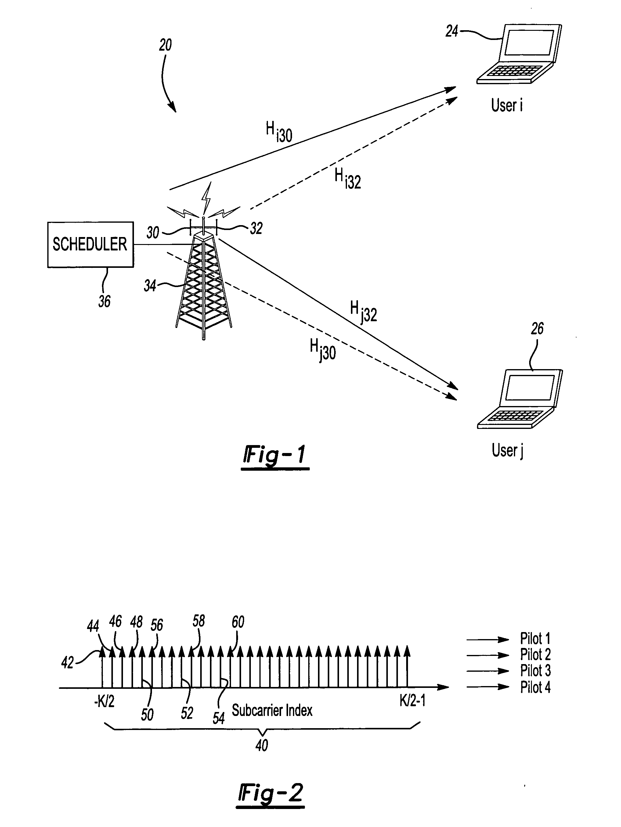 Distributed multiple antenna scheduling for wireless packet data communication system using OFDM