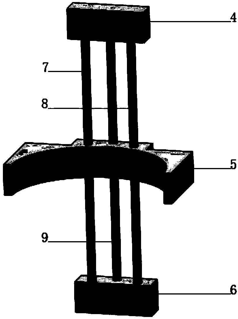 Extrusion type 3D printing double- jetting-head device