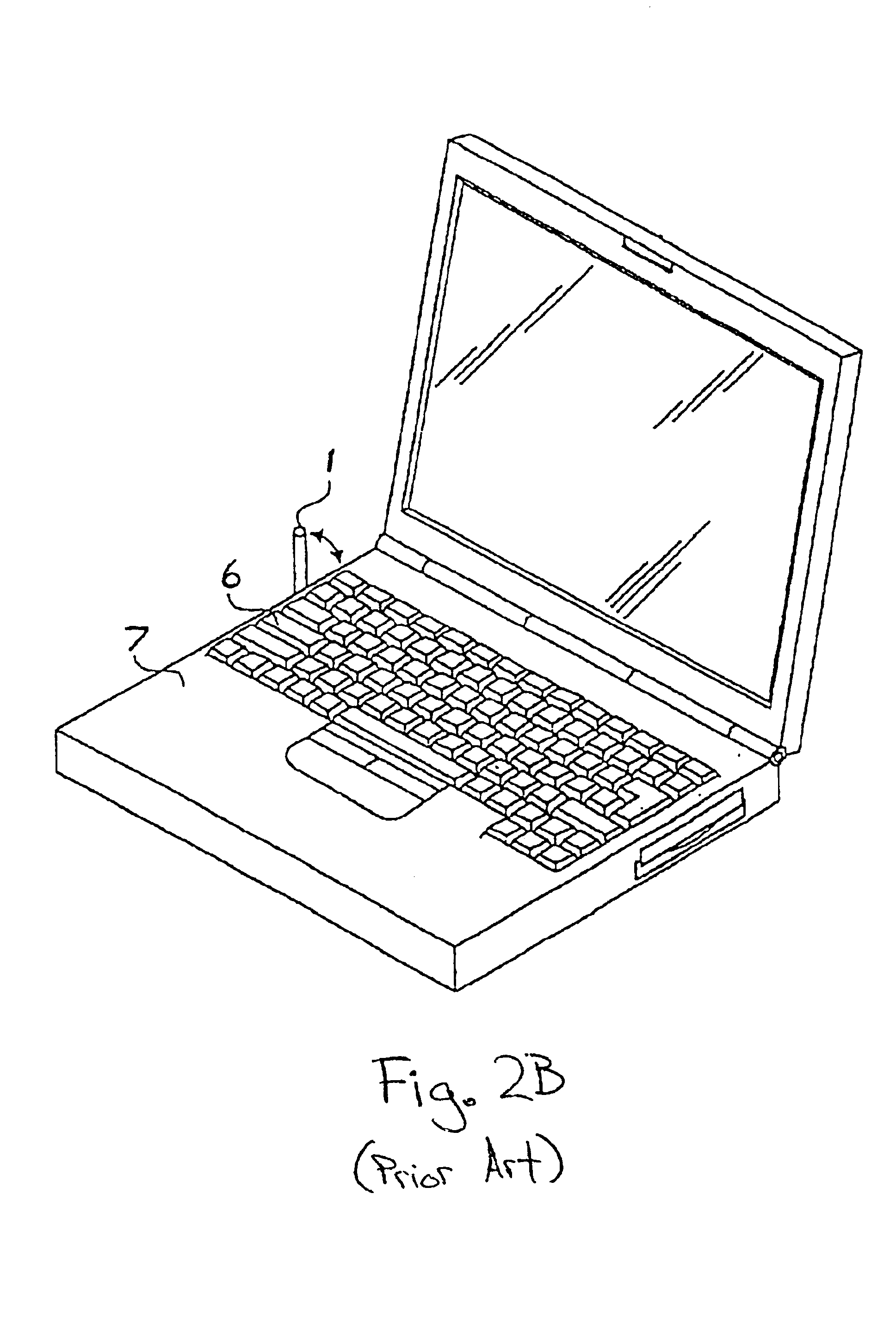 Display device, computer terminal, and antenna