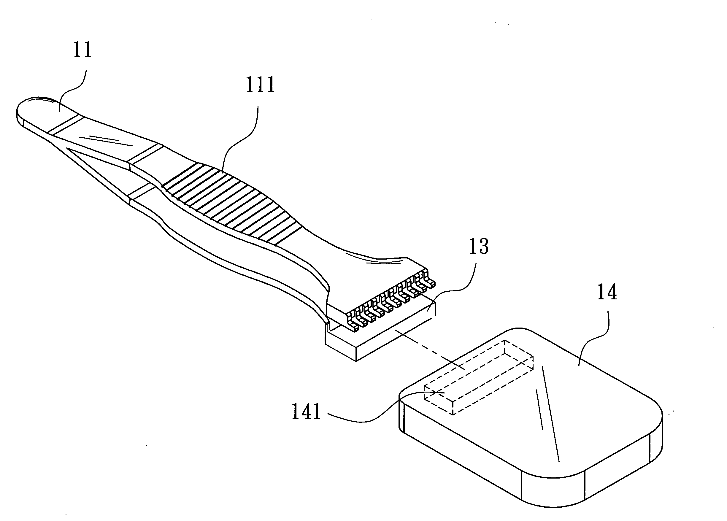 Wafer clamp having changeable supporting part