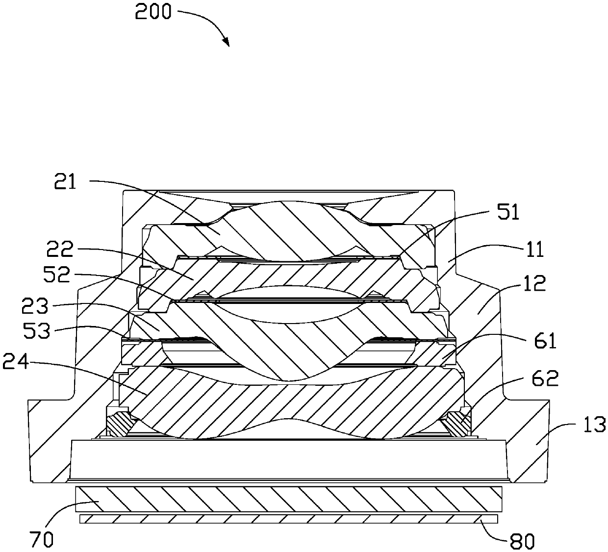 Optical lens, lens module using optical lens and electronic device