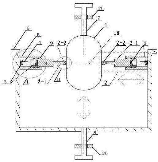 A segmented negative stiffness mechanism and a vibration damping device with the mechanism
