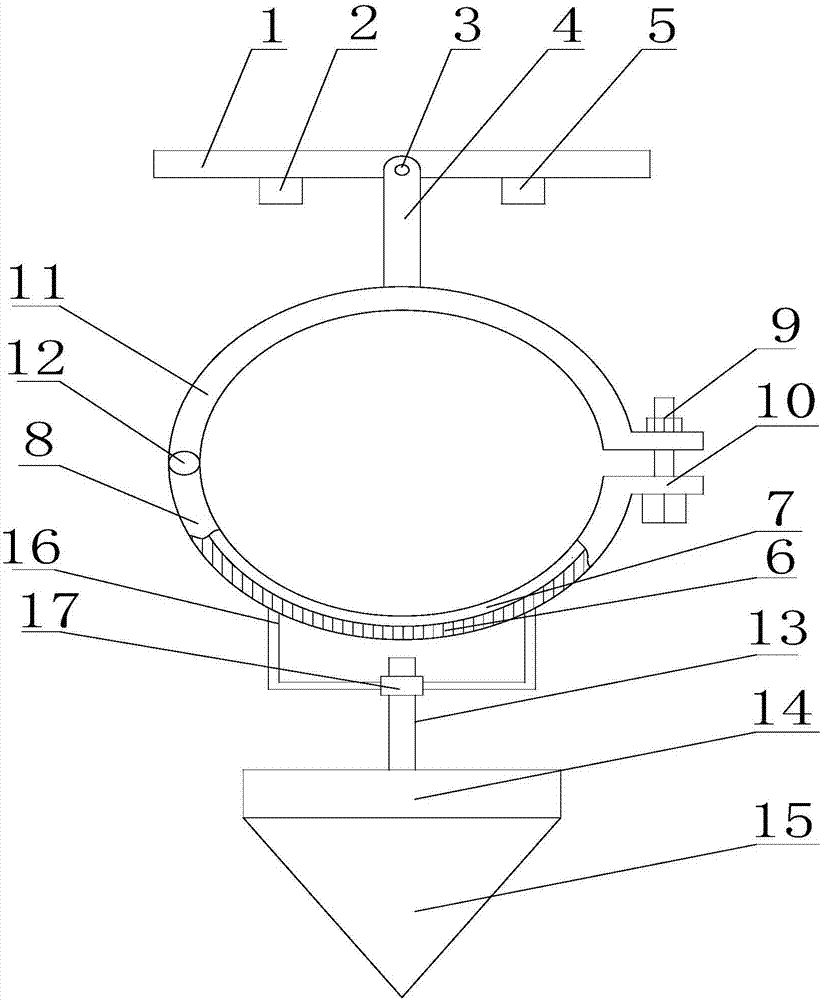 Supporting device applicable to outdoor crude oil transportation pipeline