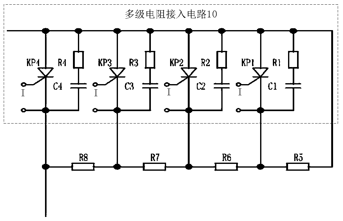 Starting control circuit of direct-current oil pump motor and control method of starting control circuit