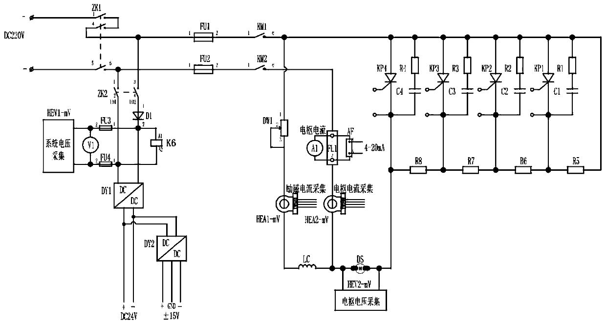 Starting control circuit of direct-current oil pump motor and control method of starting control circuit