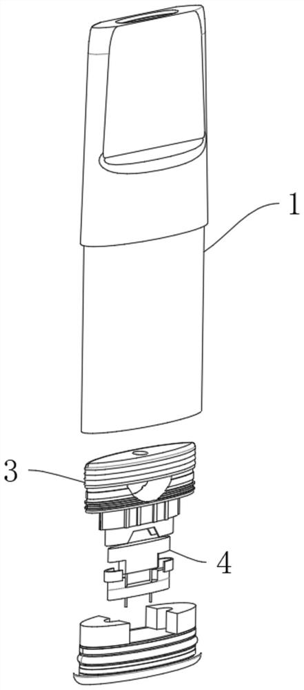 Electronic cigarette cartridge with sealing structure
