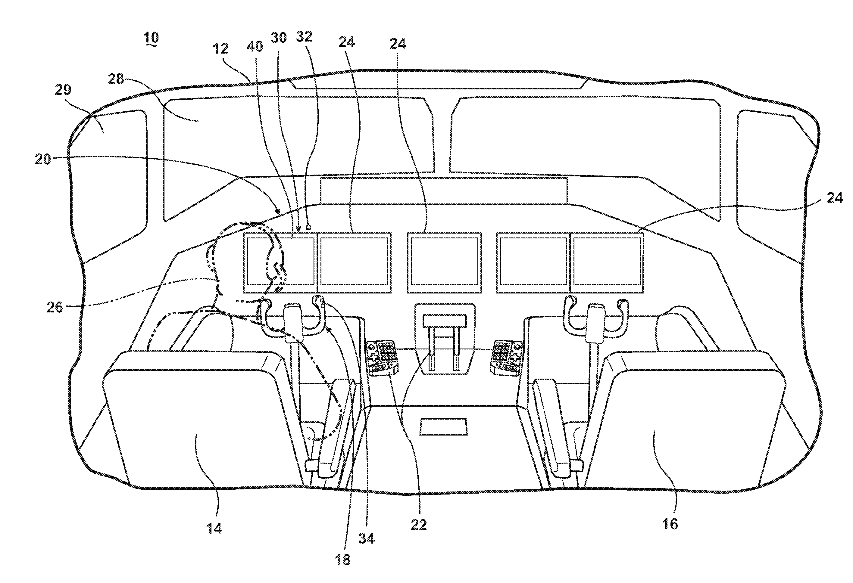 Method of operating a synthetic vision system in an aircraft