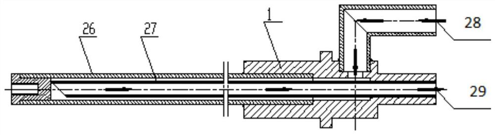 Narrow-gap laser-TIG electric arc composite welding device and welding method