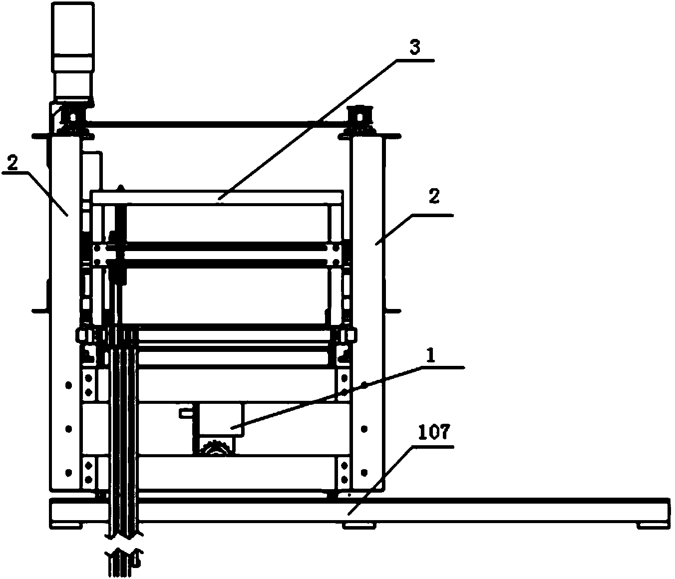 Detection device for corrosion degree of inner wall of galvanizing pot