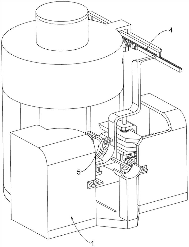 Rehabilitation training device capable of dredging blood and used for foot fracture patient in field of medical apparatus and instruments