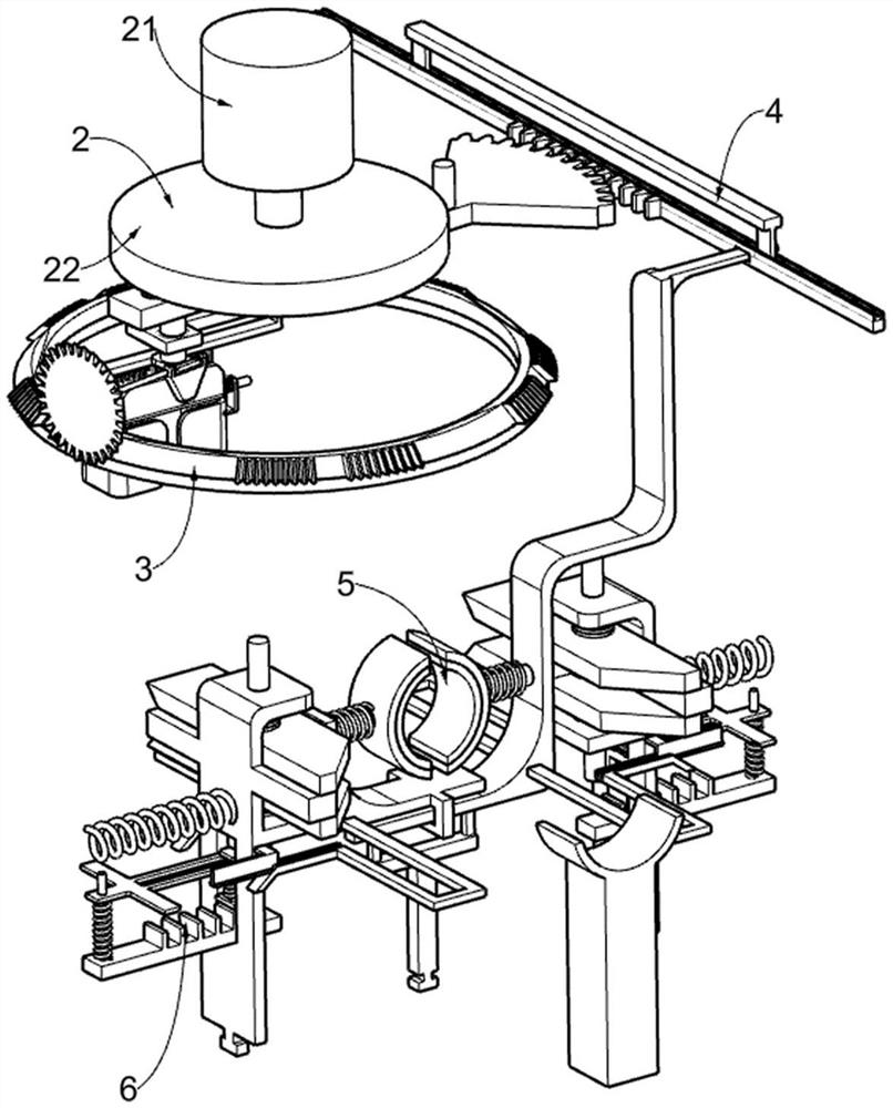 Rehabilitation training device capable of dredging blood and used for foot fracture patient in field of medical apparatus and instruments