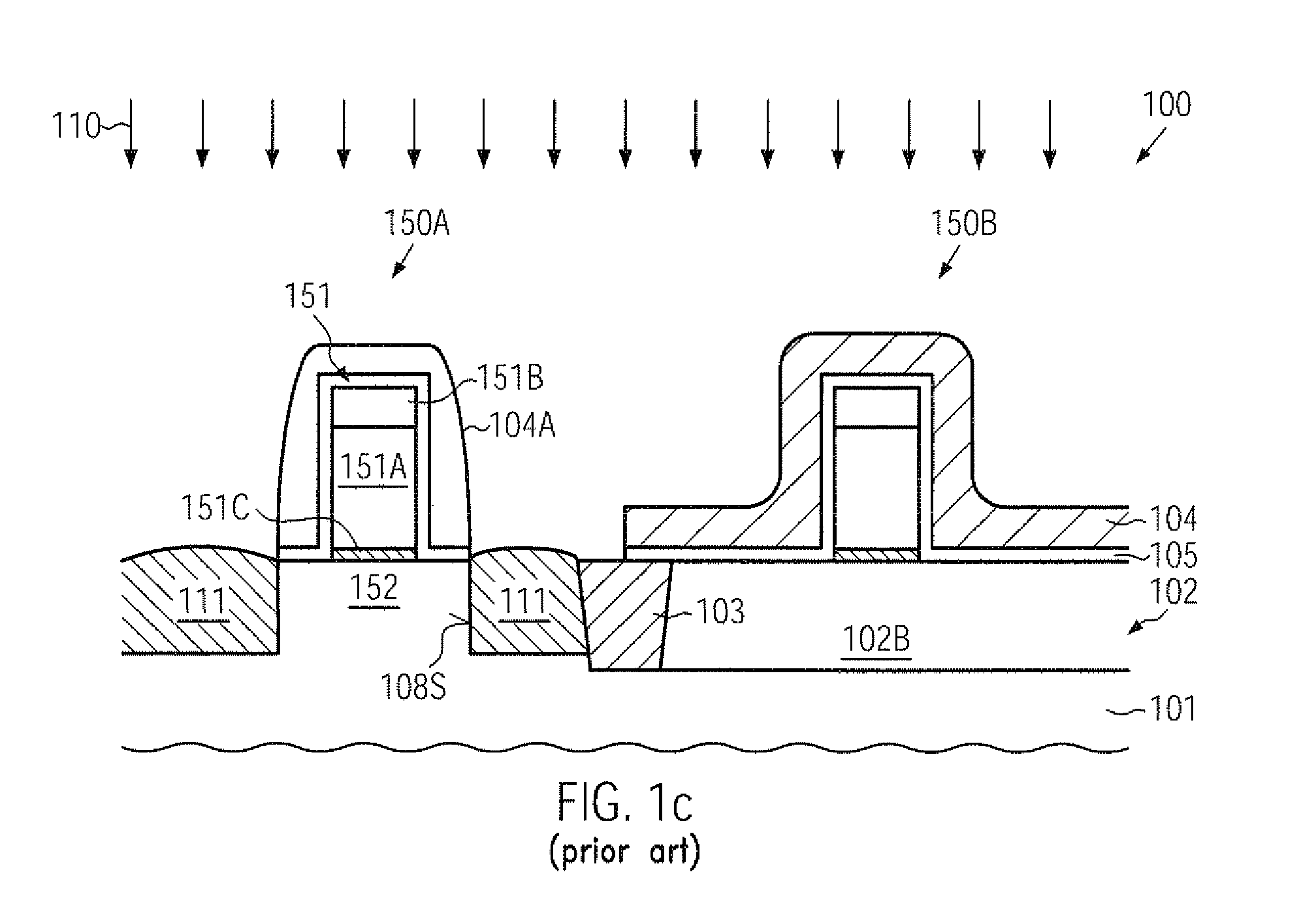 Transistor comprising an embedded semiconductor alloy in drain and source regions extending under the gate electrode